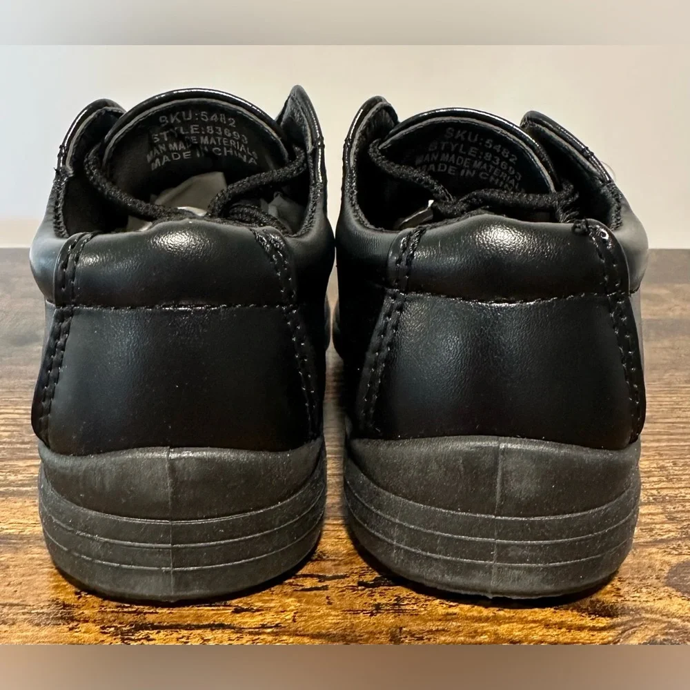 Josmo Toddler Boys Black School Shoes NWT Size 6 Toddler
